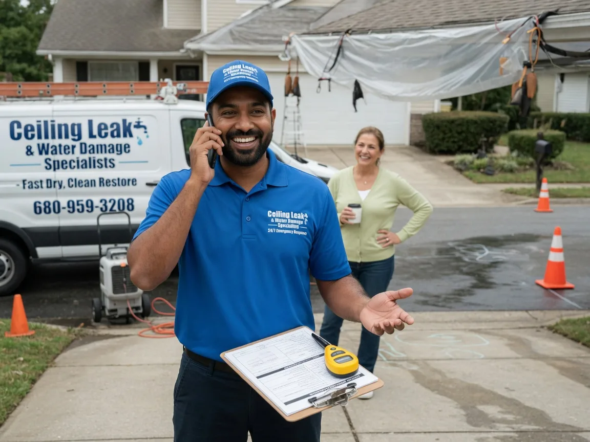 Ceiling Leak Cleanup Depoe Bay, OR FAQs